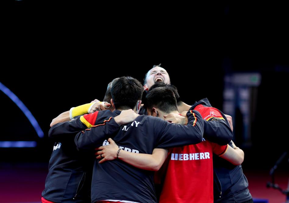 乒乓球男子团体半决赛日本对德国